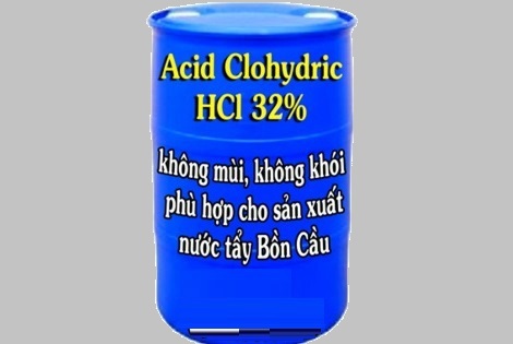 Hóa chất xử lý nước thải Axit Clohidric HCl 32 - 35%