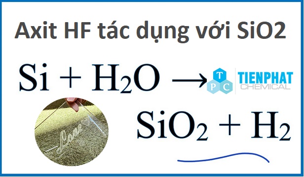 axit HF tác dụng với SiO2